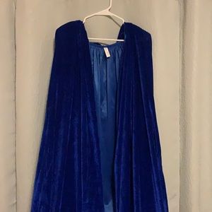 Royal Blue shimmery cape